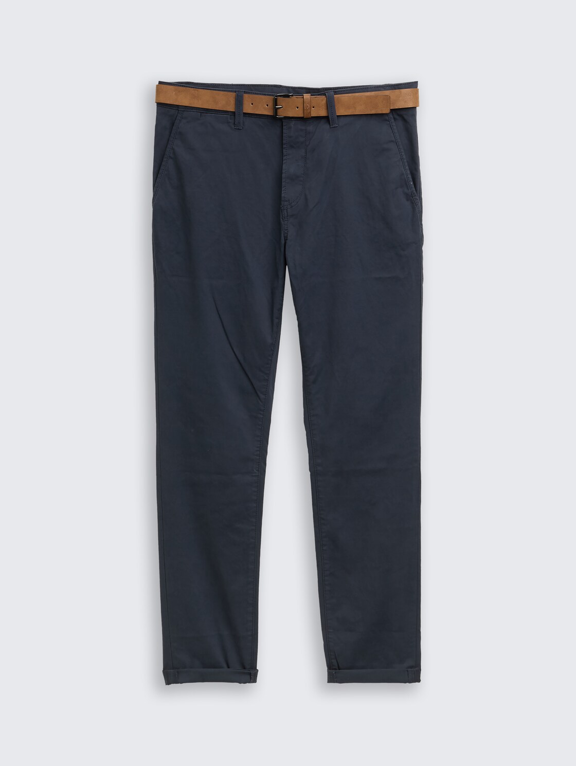 Slim Fit Chino Hose mit Gürtel - sky captain blue - Vorder-Produkt-Ansicht