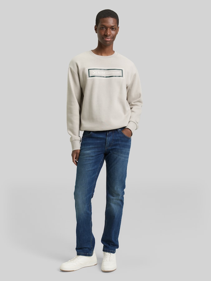 TTAEDAN STRAIGHT Jeans von Denim Male, mid stone wash denim