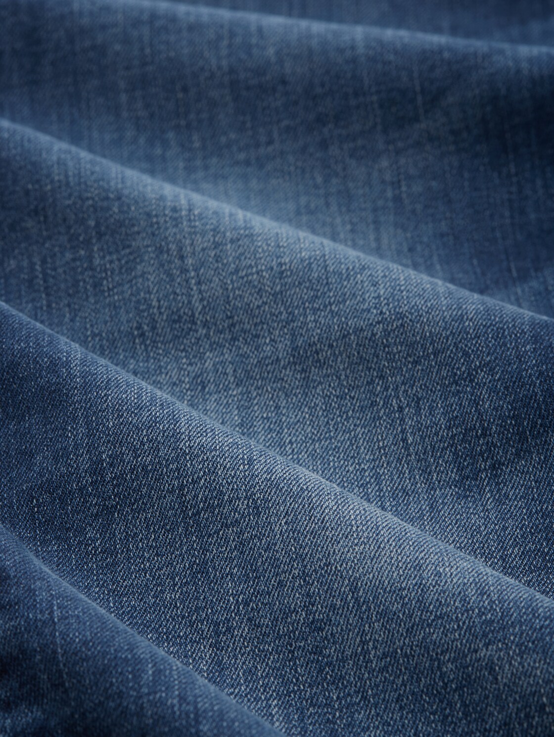 TTAEDAN STRAIGHT Jeans - mid stone wash denim - Material-Ansicht