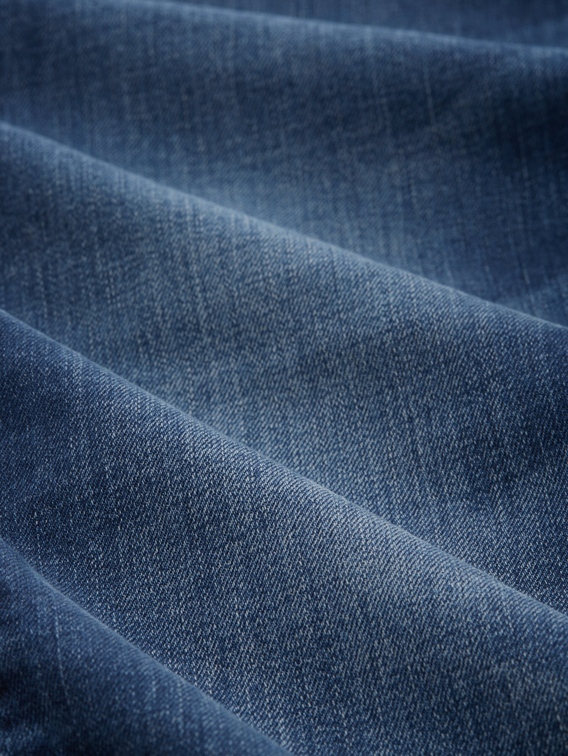 TTAEDAN STRAIGHT Jeans - mid stone wash denim - Material-Ansicht