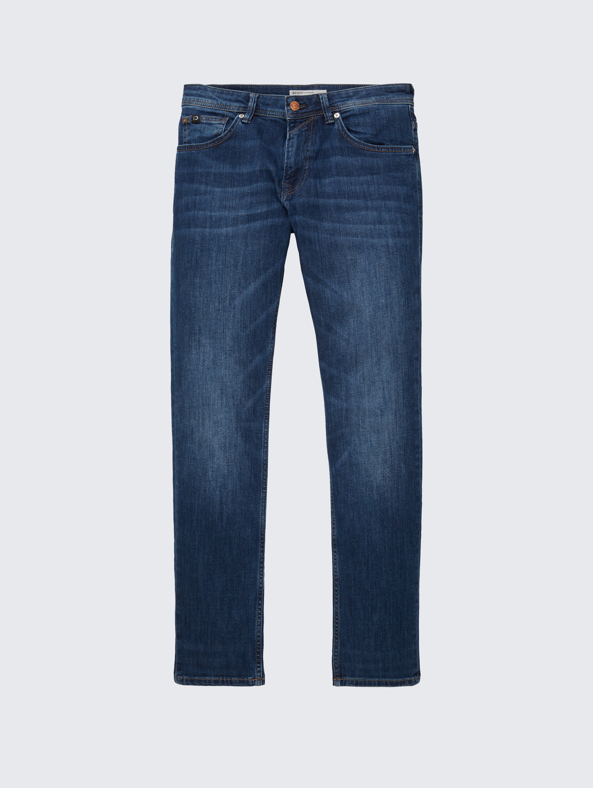TTAEDAN STRAIGHT Jeans - mid stone wash denim - Vorder-Produkt-Ansicht