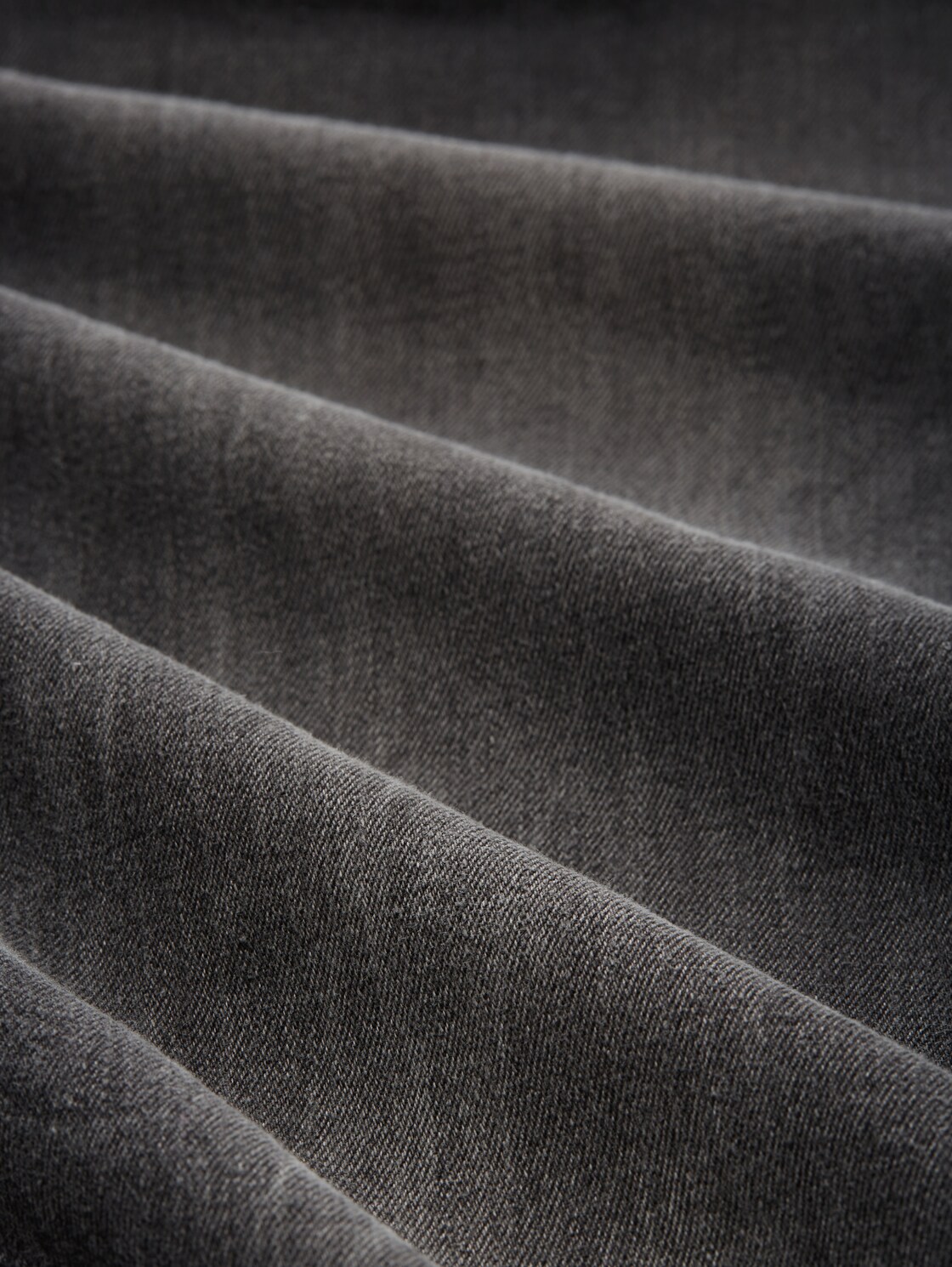 TTCULVER SKINNY Jeans - used dark stone black denim - Material-Ansicht