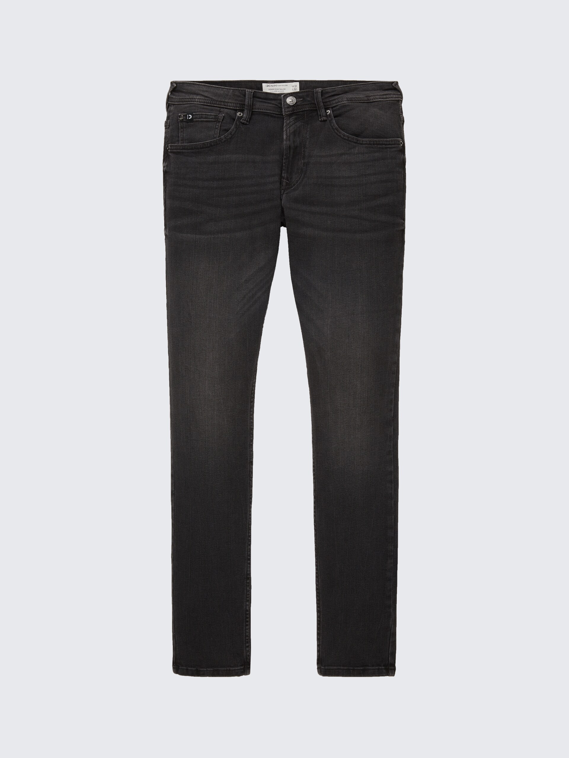 TTCULVER SKINNY Jeans - used dark stone black denim - Vorder-Produkt-Ansicht