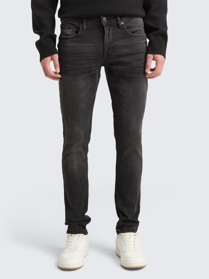 TTCULVER SKINNY jeans by Denim Male, used dark stone black denim