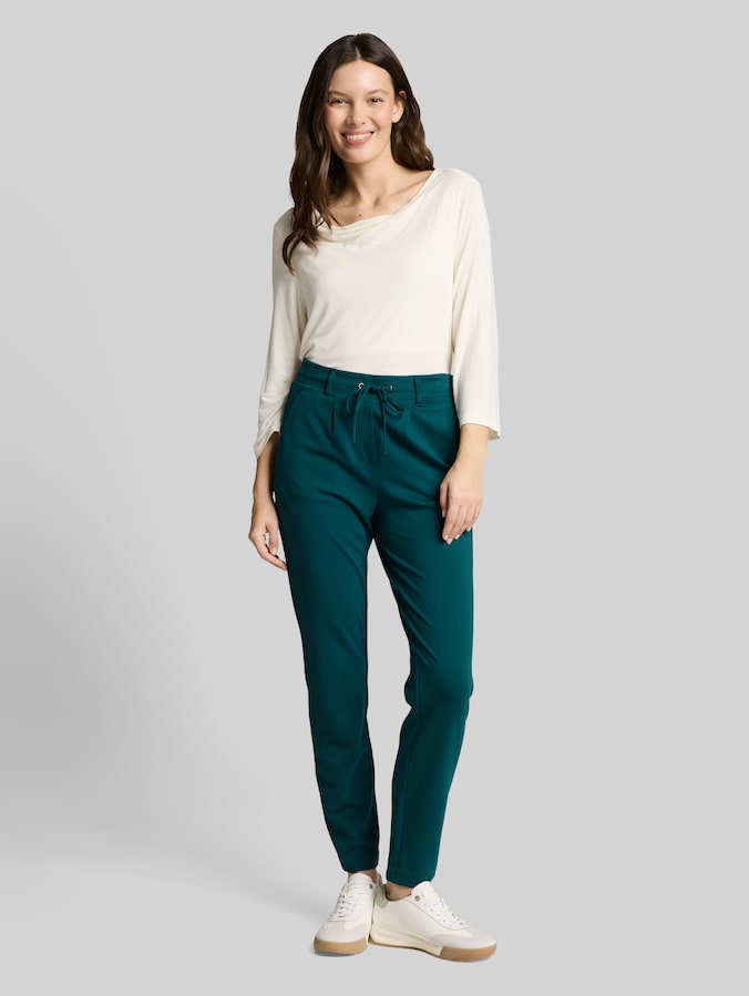 Loose Fit Stoffhose von Women, Deep Meadow Green