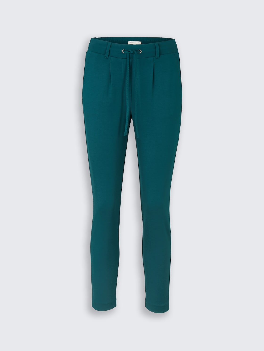 Loose Fit Stoffhose - Deep Meadow Green - Vorder-Produkt-Ansicht