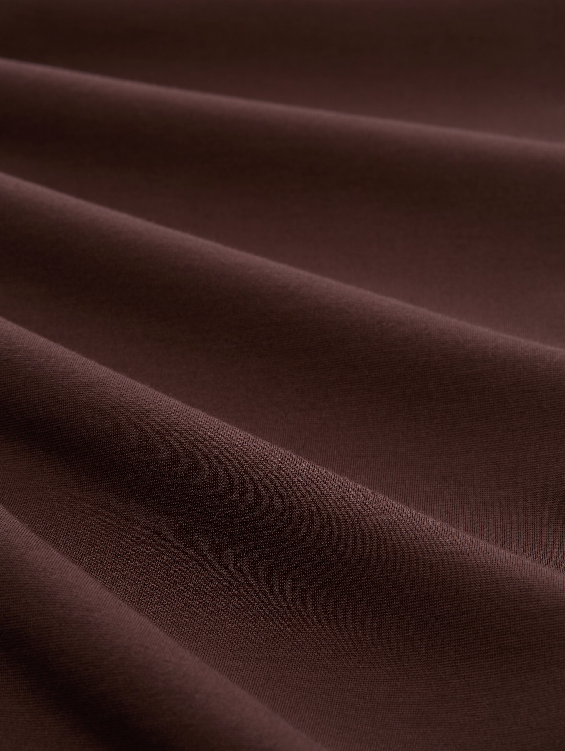 Loose Fit Stoffhose - java dark brown - Material-Ansicht