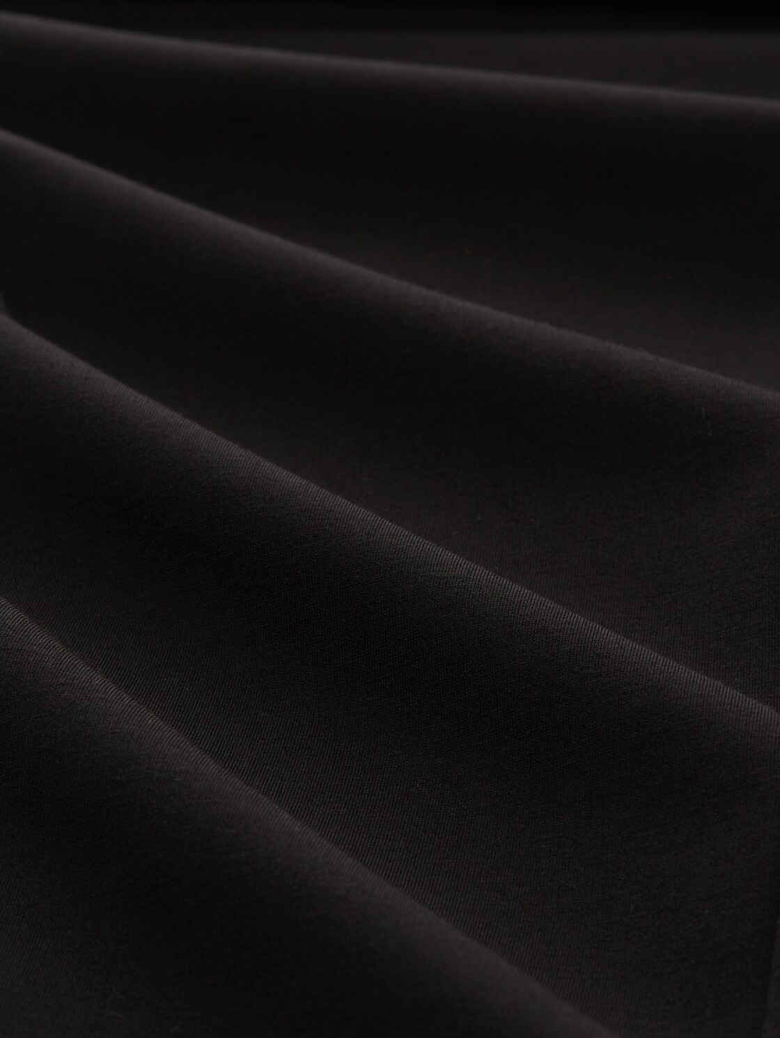 Lässige Stoffhose - deep black - Material-Ansicht