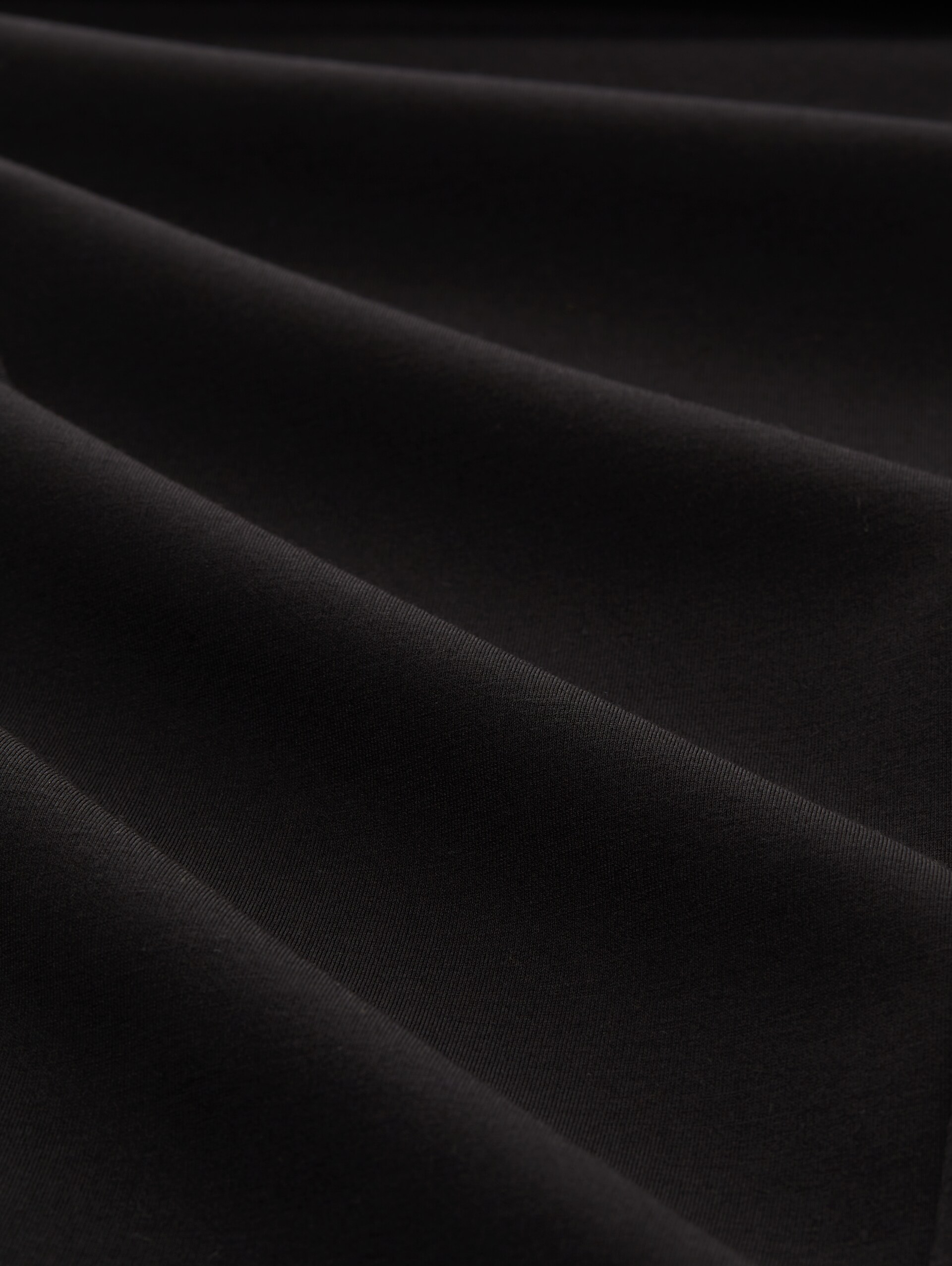 Lässige Stoffhose - deep black - Material-Ansicht