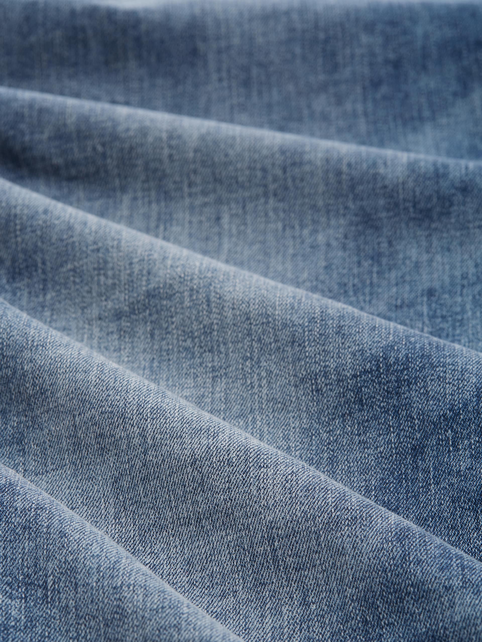 TTPIERS SLIM Jeans - light stone wash denim - Material-Ansicht