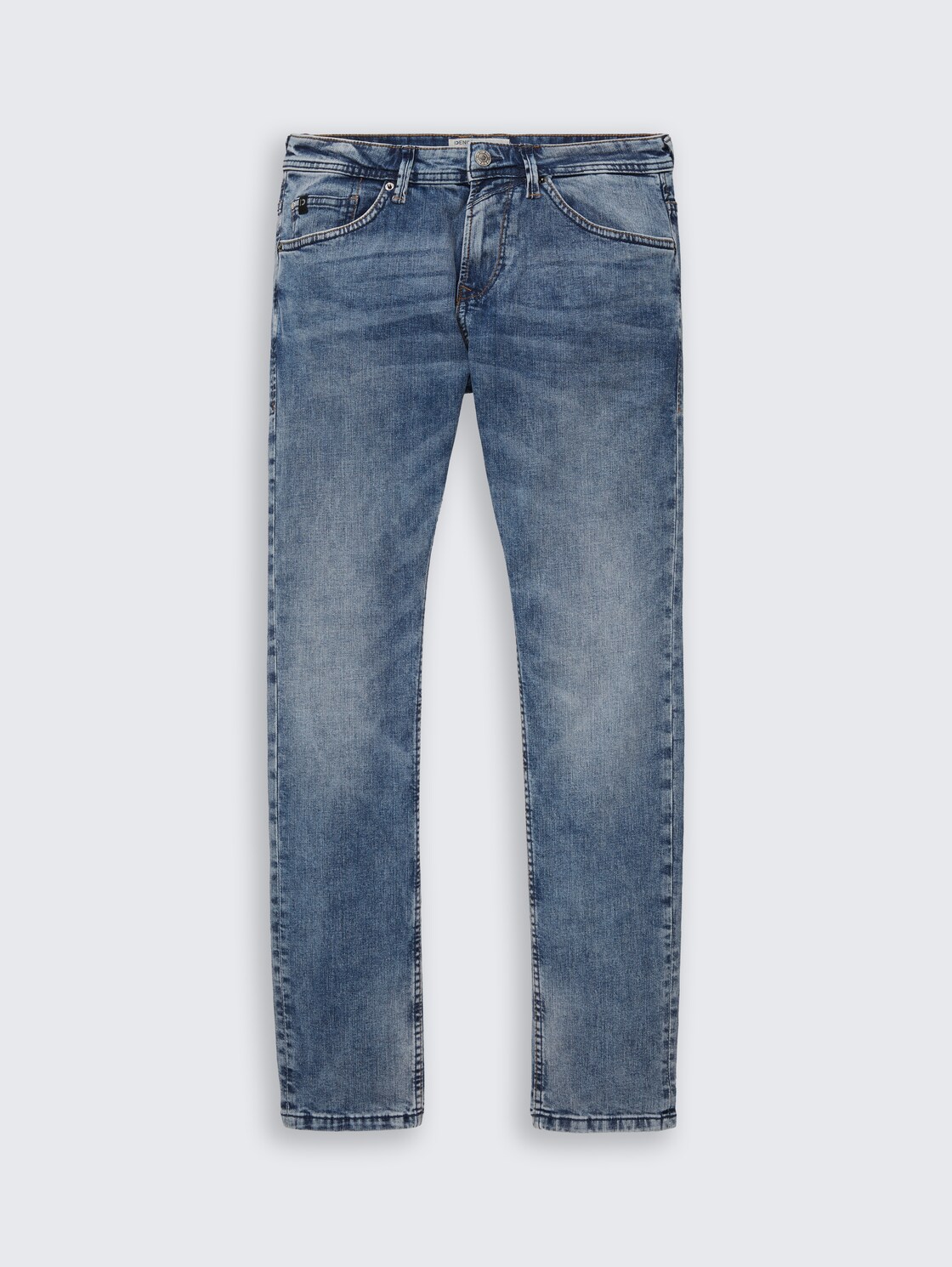 TTPIERS SLIM Jeans - light stone wash denim - Vorder-Produkt-Ansicht