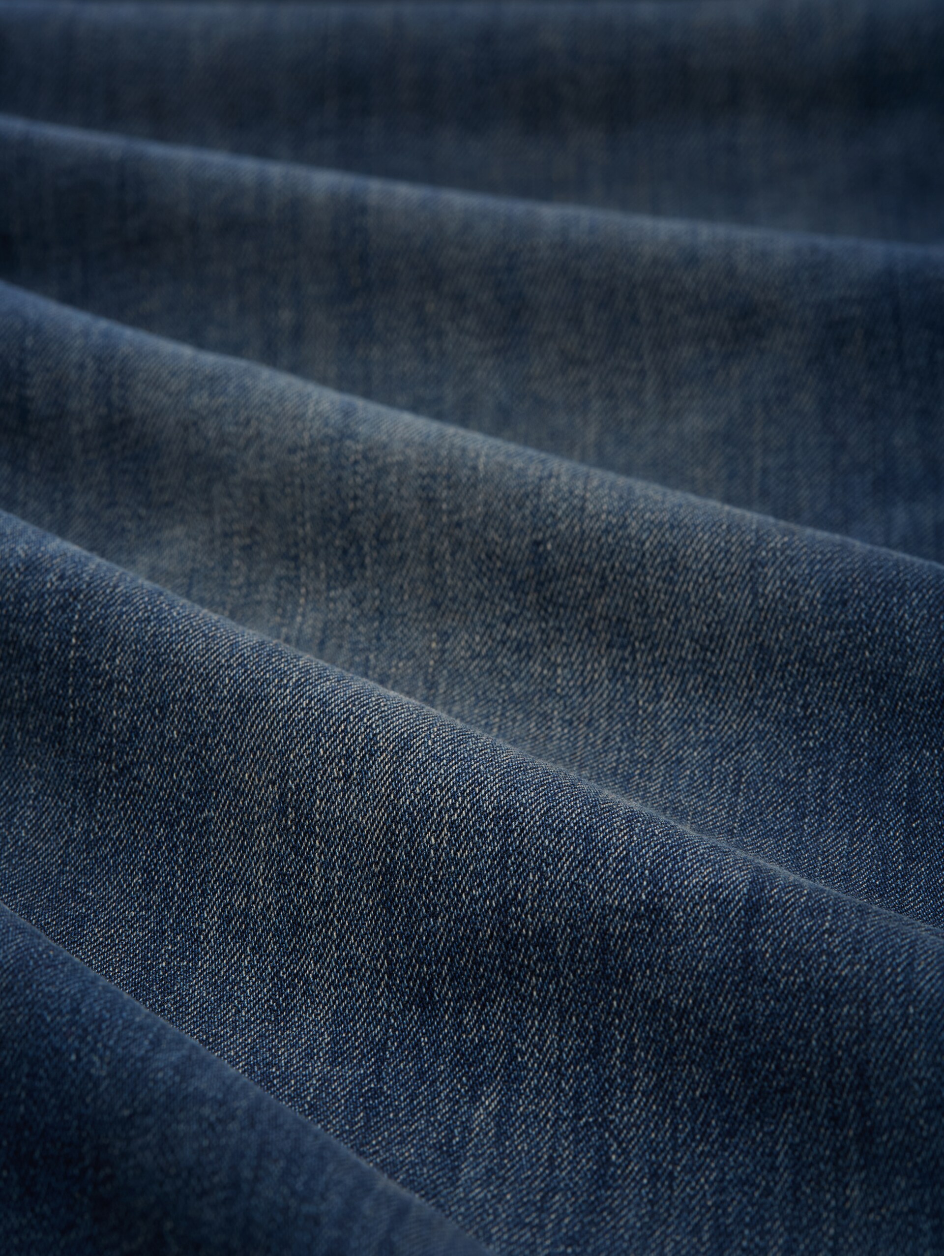 TTPIERS SLIM Jeans - dark stone wash denim - Material-Ansicht