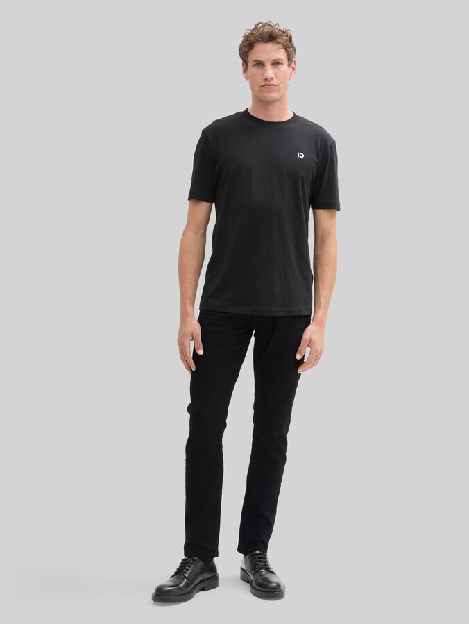 TTPIERS SLIM Superstretch Jeans von Denim Male, black denim