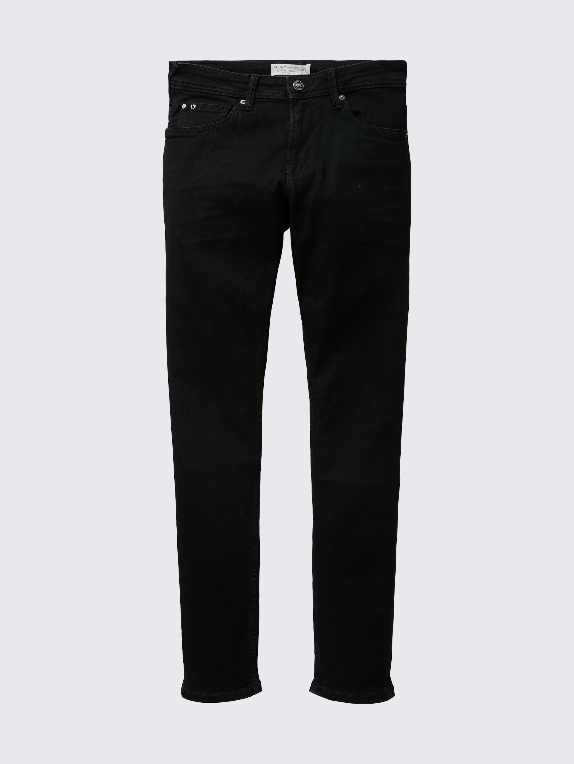 TTPIERS SLIM Superstretch Jeans - black denim