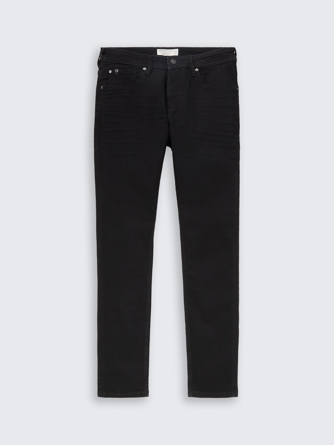 TTPIERS SLIM Superstretch Jeans - black denim - Vorder-Produkt-Ansicht