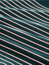 T-shirt rayé - green rose stripe - Vue de la matière