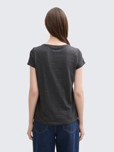 T-shirt rayé - dark grey rose stripe - Découpe Vue arrière du modèle