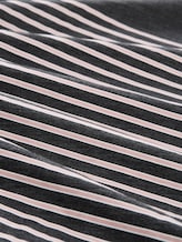 T-shirt rayé - dark grey rose stripe - Vue de la matière