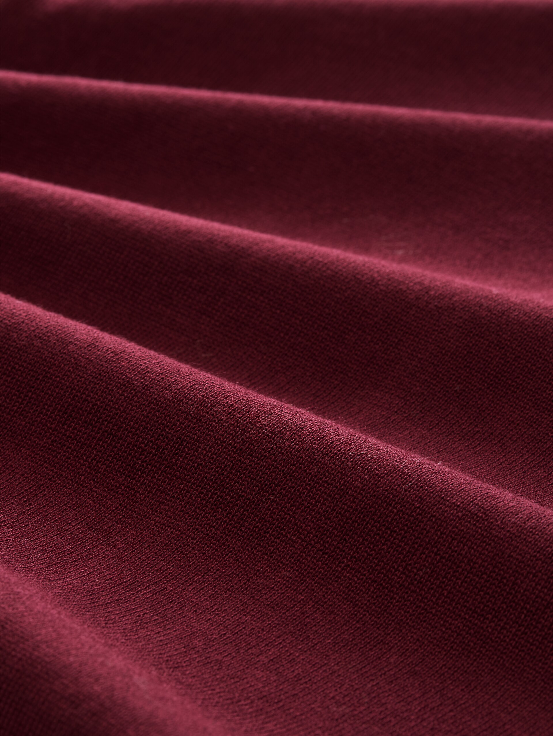 Strickpullover mit V-Ausschnitt - Preppy Plum - Material-Ansicht