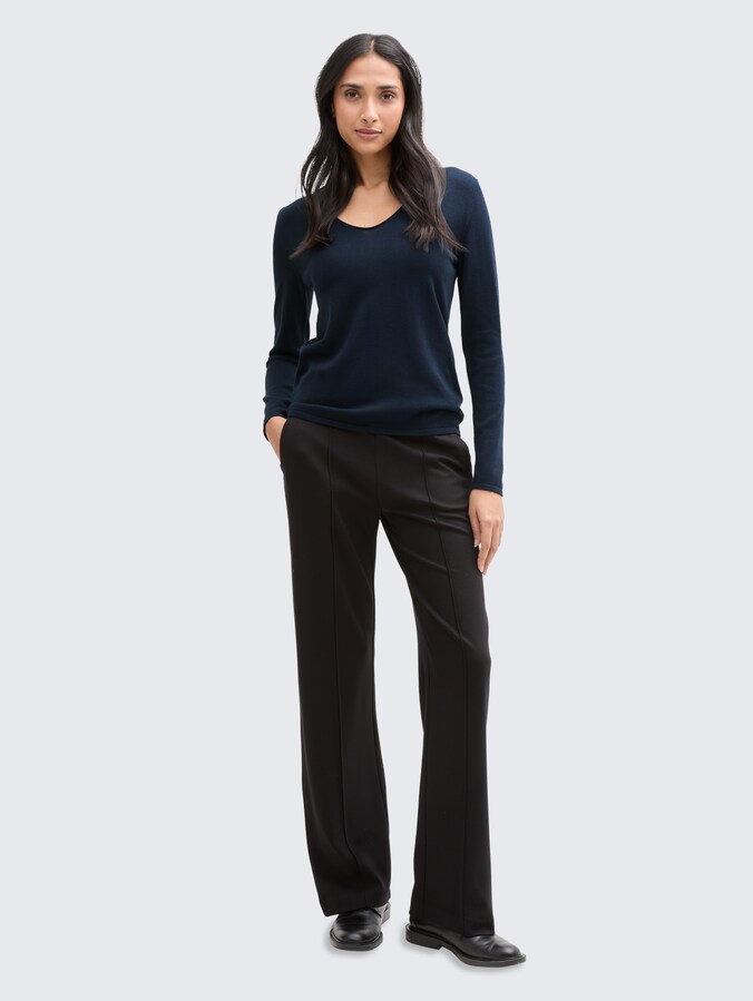 TOM TAILOR BUBBLE STRUCTURE - Trui - red bubble structure/rood