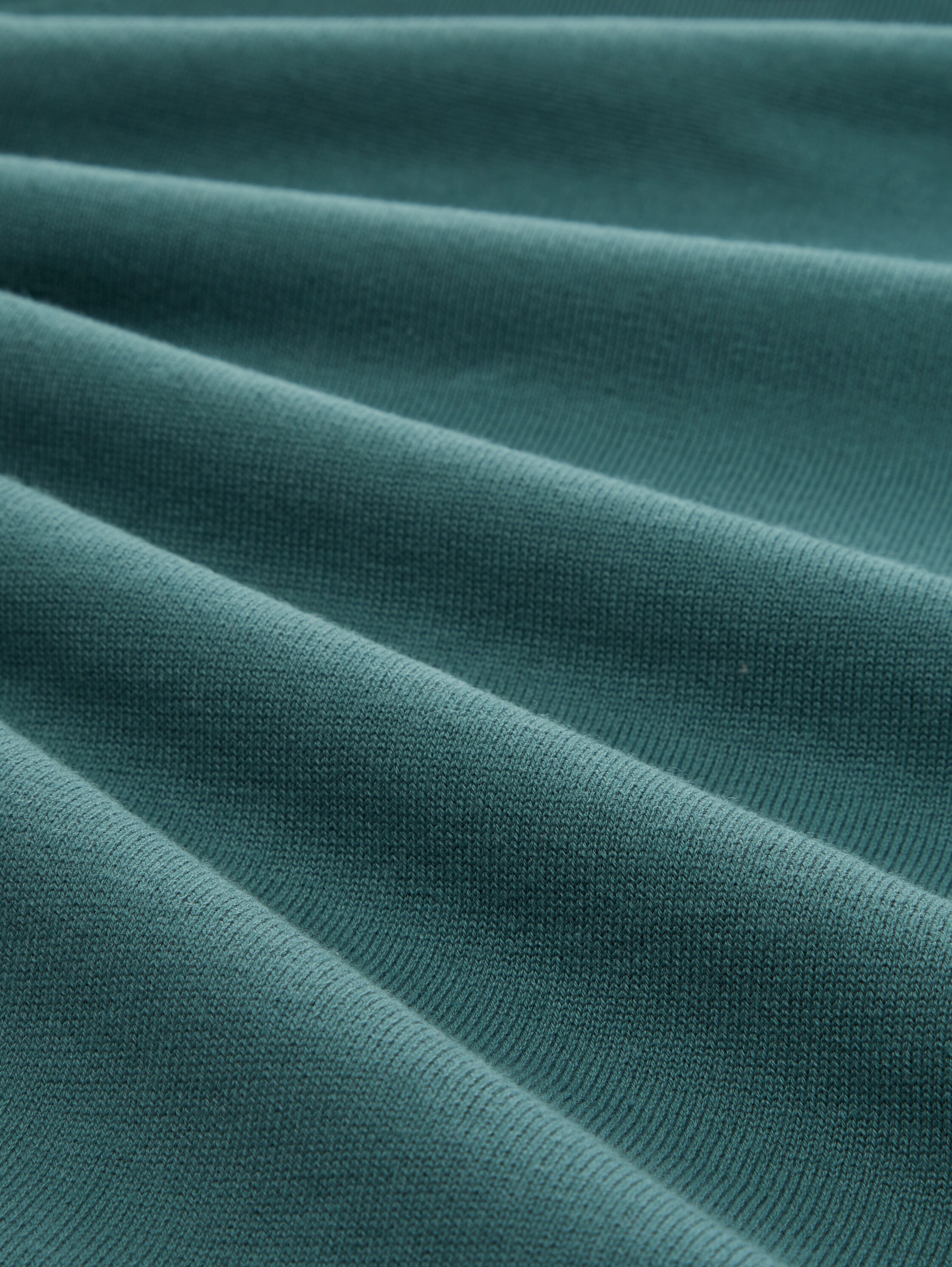 Pullover mit V-Ausschnitt - Sea Pine Green - Material-Ansicht