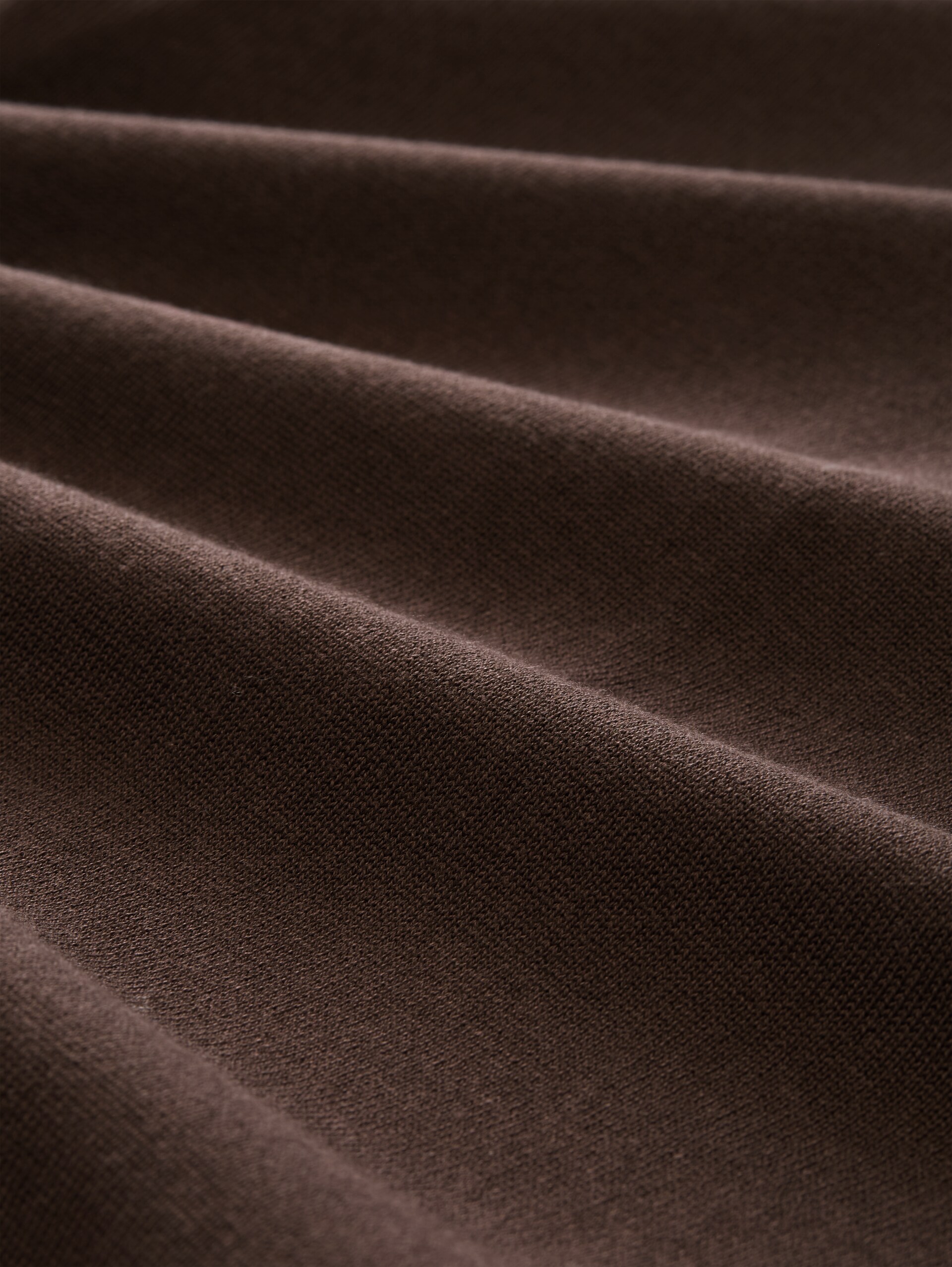 Strickpullover mit V-Ausschnitt - java dark brown - Material-Ansicht