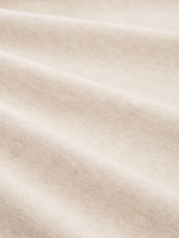 Pull col V - desert sand melange - Vue de la matière