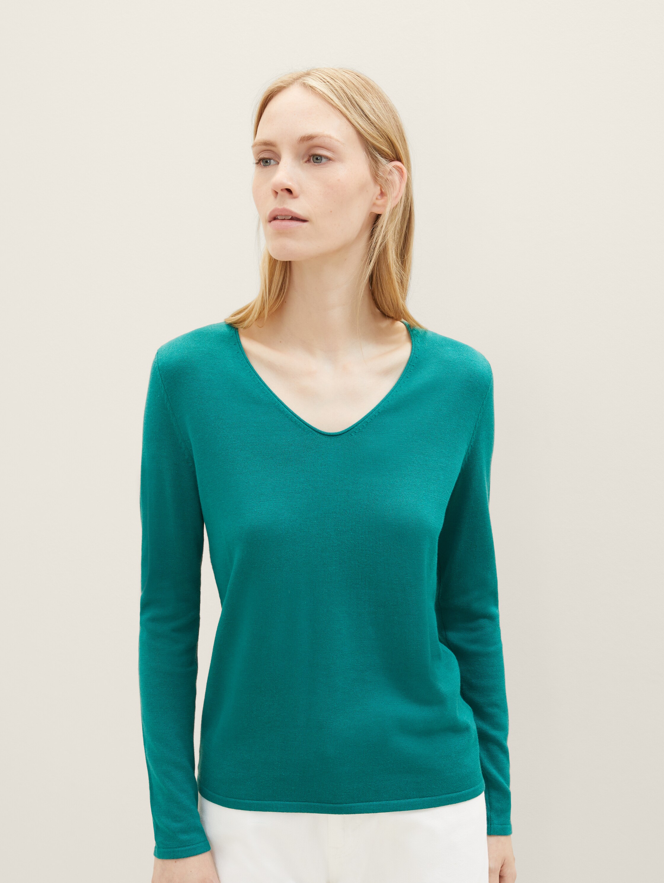 Pullover mit V-Ausschnitt - 3