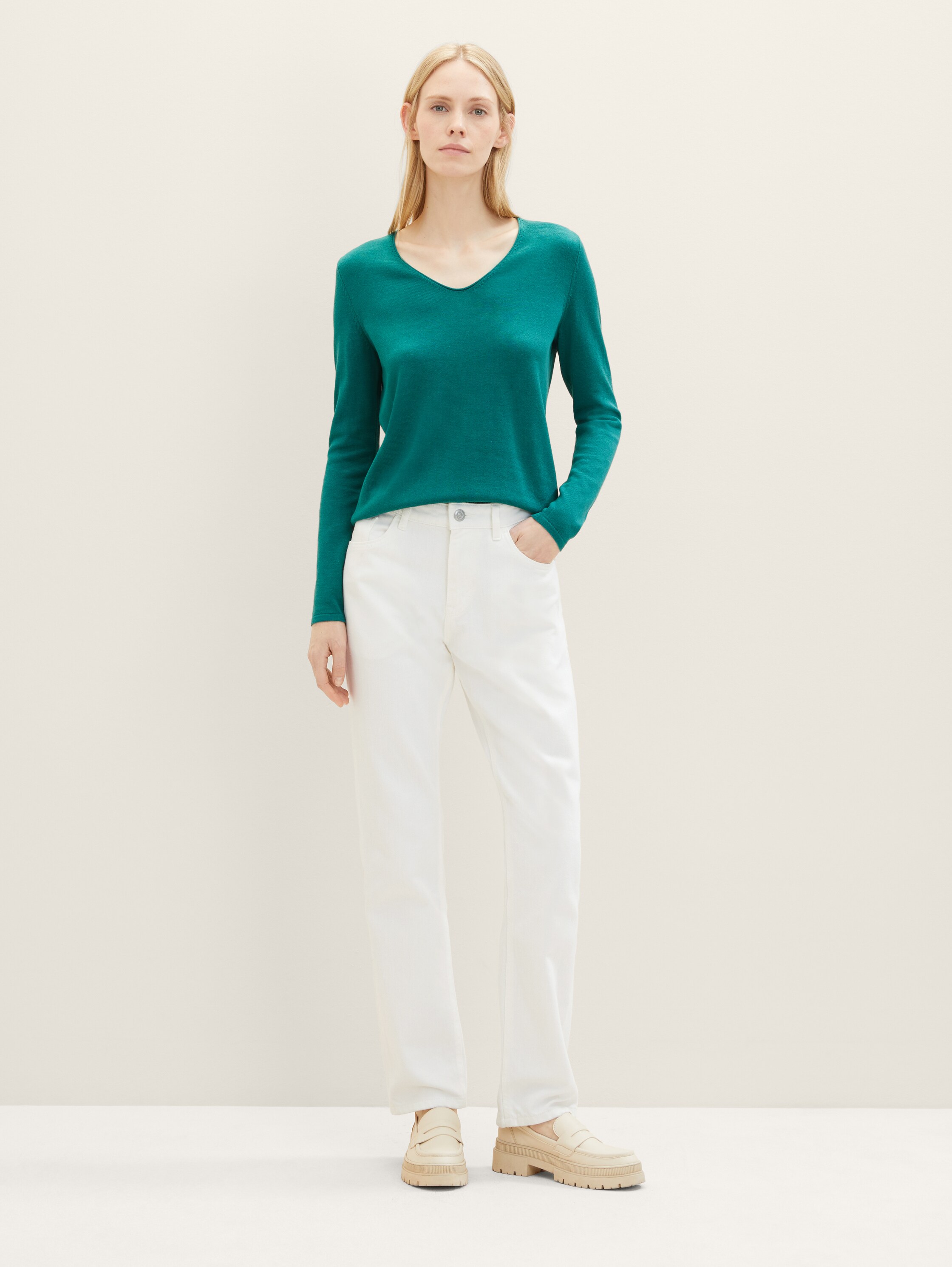 Pullover mit V-Ausschnitt - 2