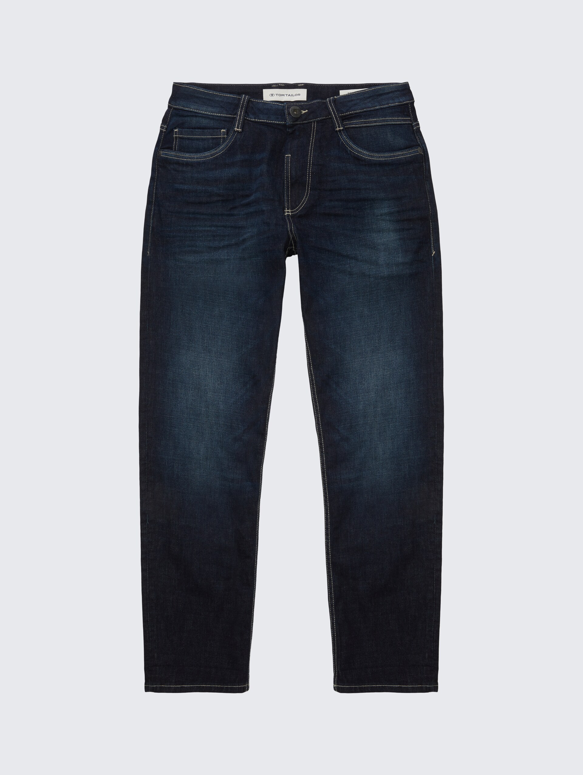 TTTRAD RELAXED Jeans - Used Dark Stone Blue Denim - Vorder-Produkt-Ansicht
