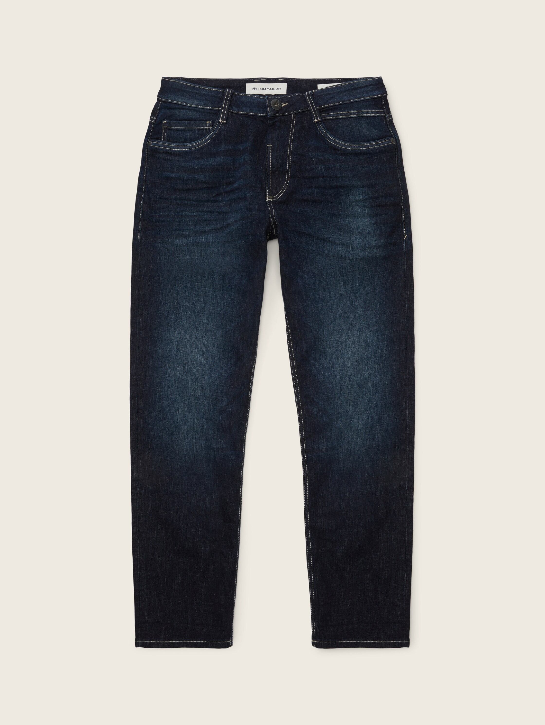 TTTRAD relaxed jeans - used_dark_stone_blue_denim - 