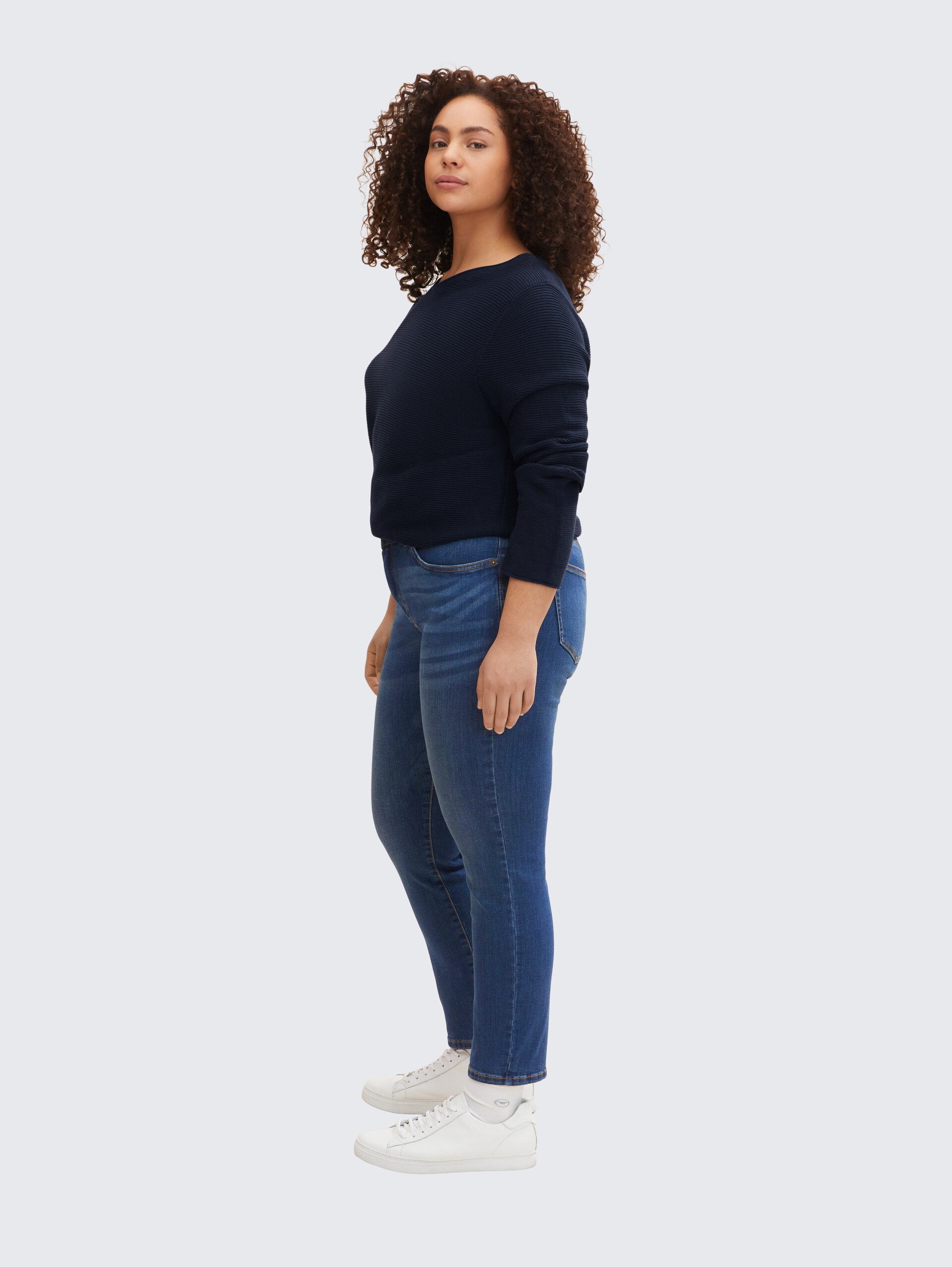 Plus Size - TTPLUS SLIM Jeans - Used Mid Stone Blue Denim
