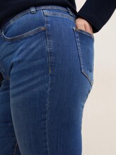 Plus Size - TTPLUS SLIM Jeans - Used Mid Stone Blue Denim - Detail-Model-Ansicht