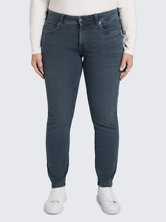 Plus Size - TTPLUS SLIM Jeans von Women Plus Size, Used Dark Stone Blue Denim