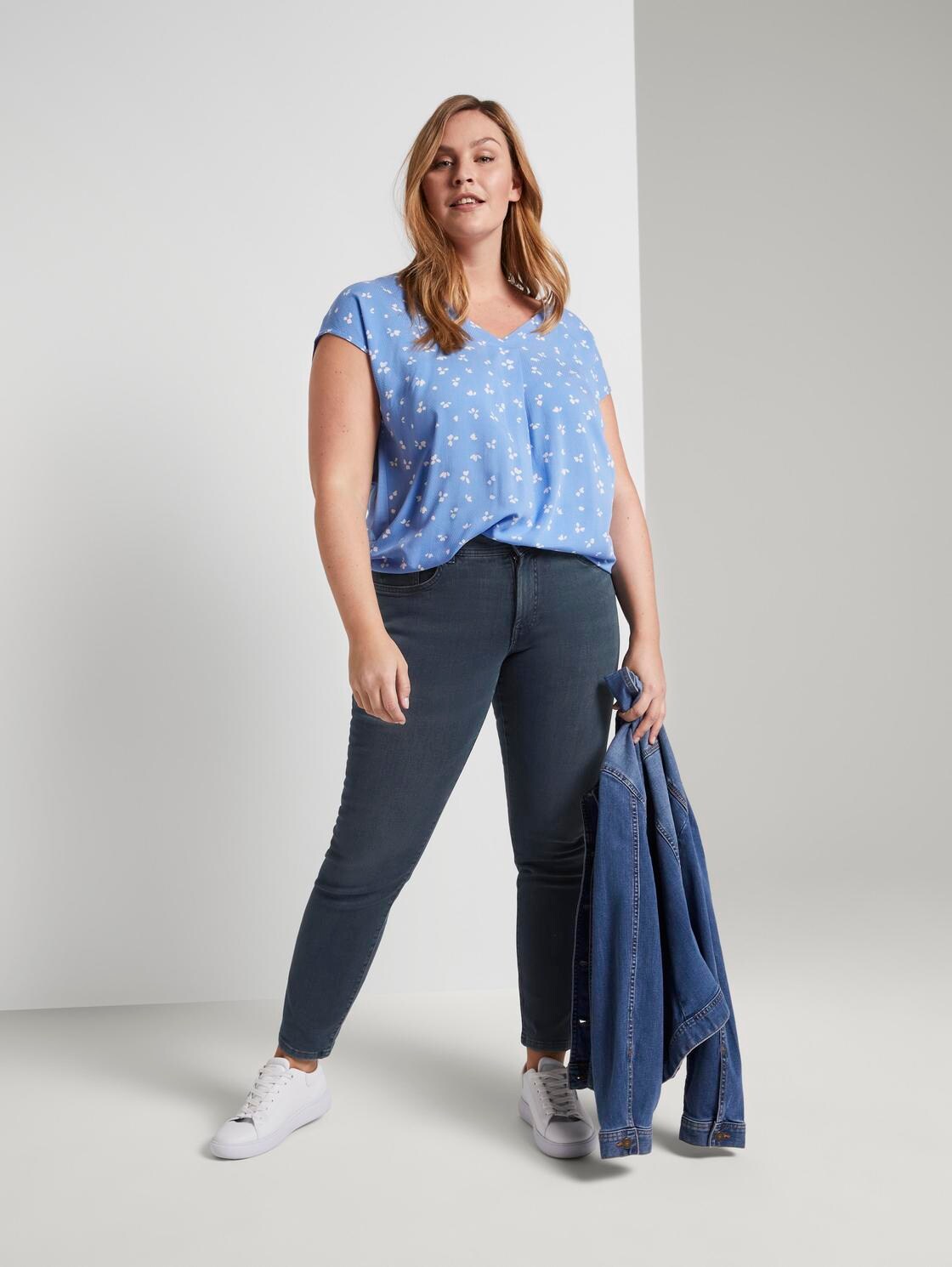 Plus Size - TTPLUS SLIM Jeans - Used Dark Stone Blue Denim