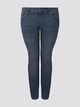 Plus Size - Jeans slim - Used Dark Stone Blue Denim - Vue de face du produit