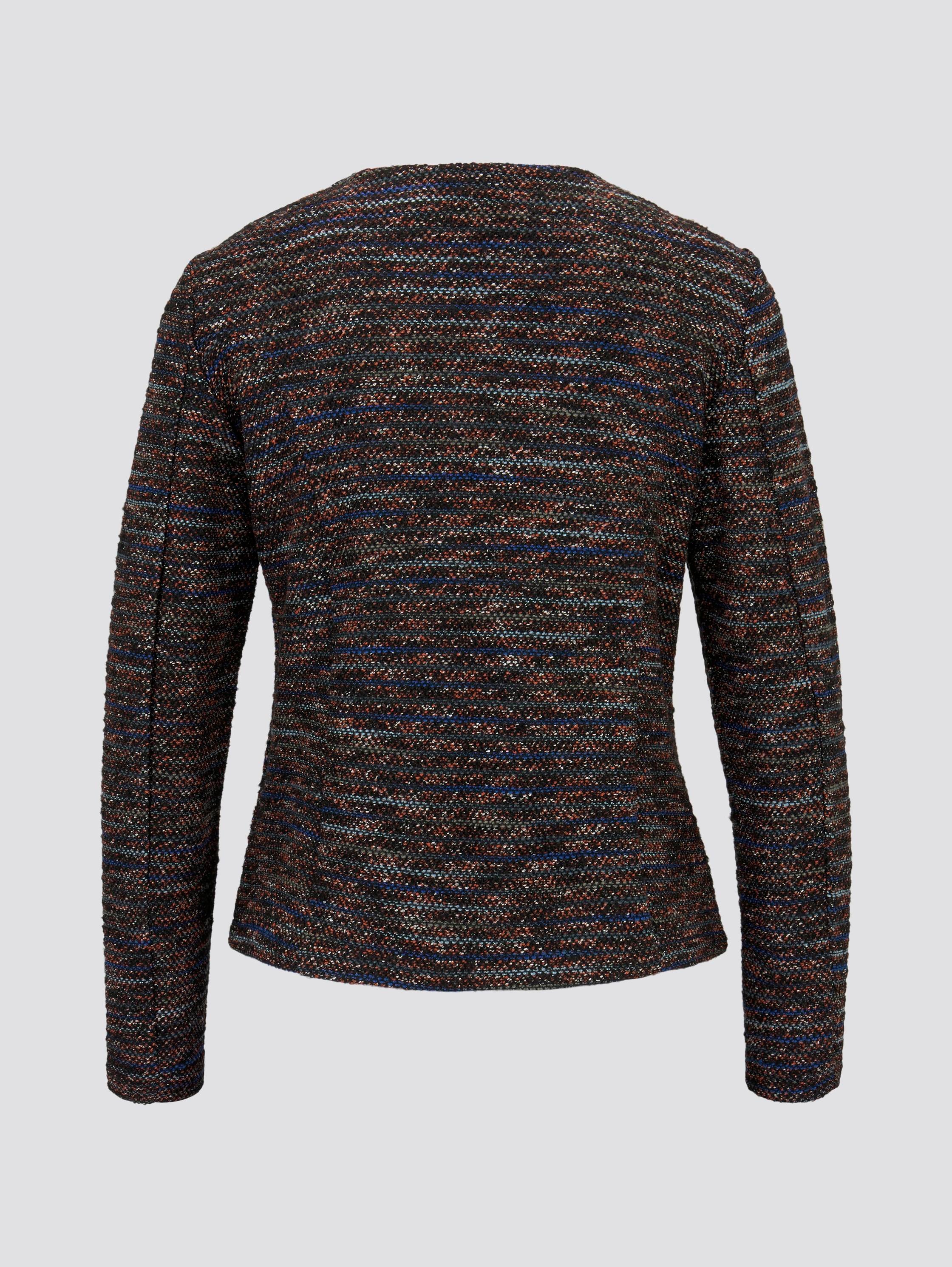 Moderner Boucle-Blazer - black mutlicolor boucle