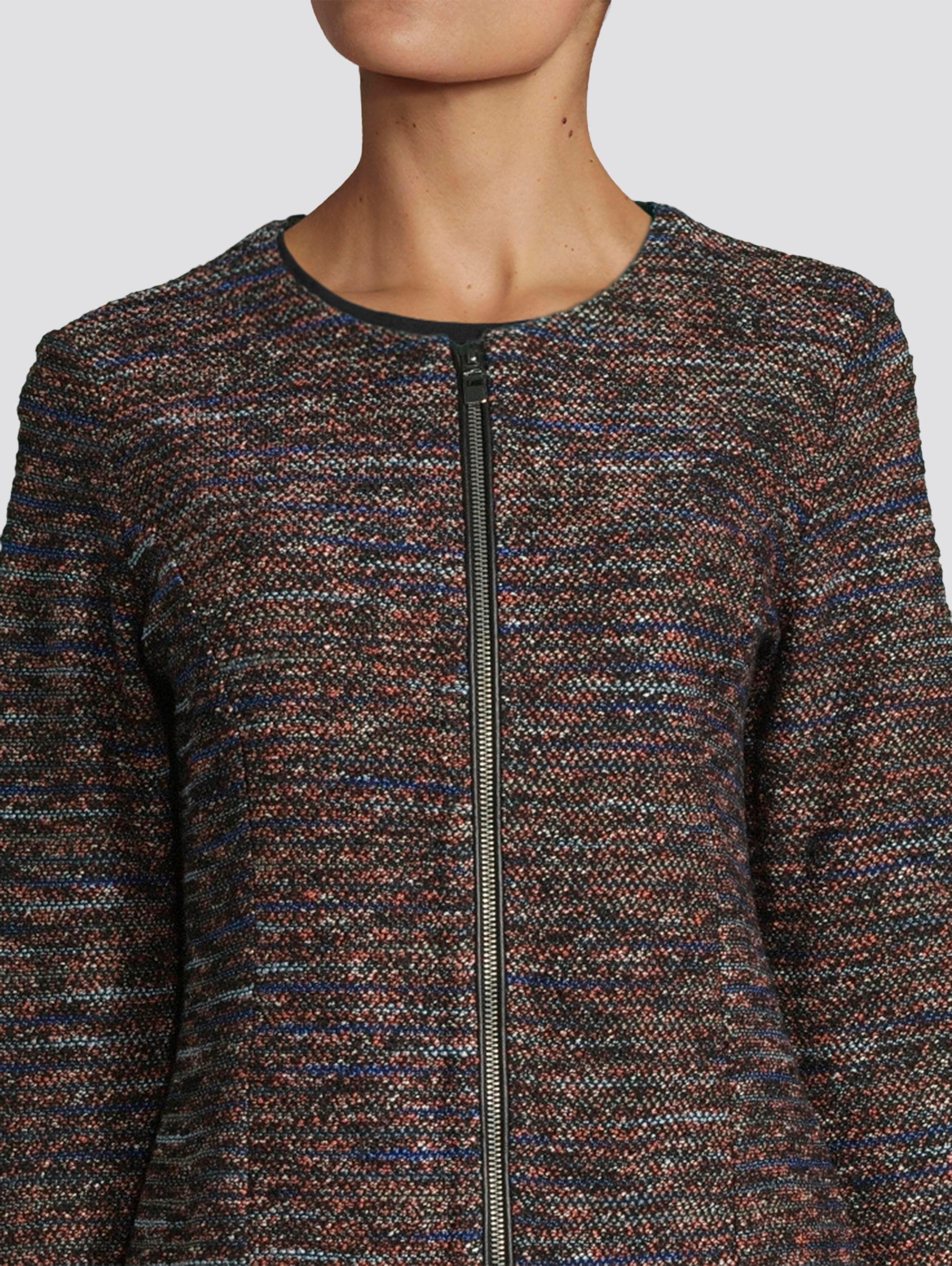 Moderner Boucle-Blazer - black mutlicolor boucle