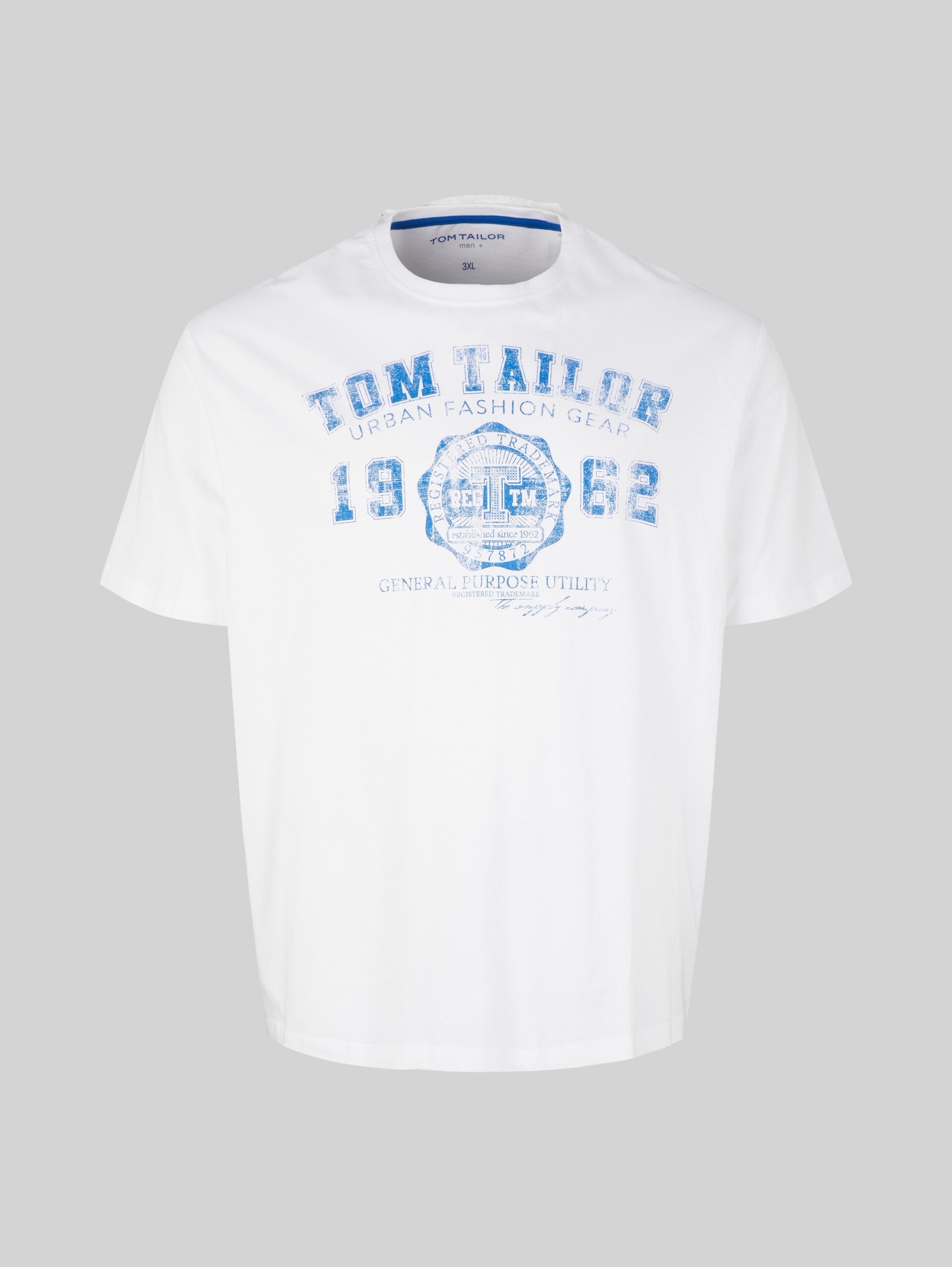 T-shirt met logo print - White - Product vooraanzicht