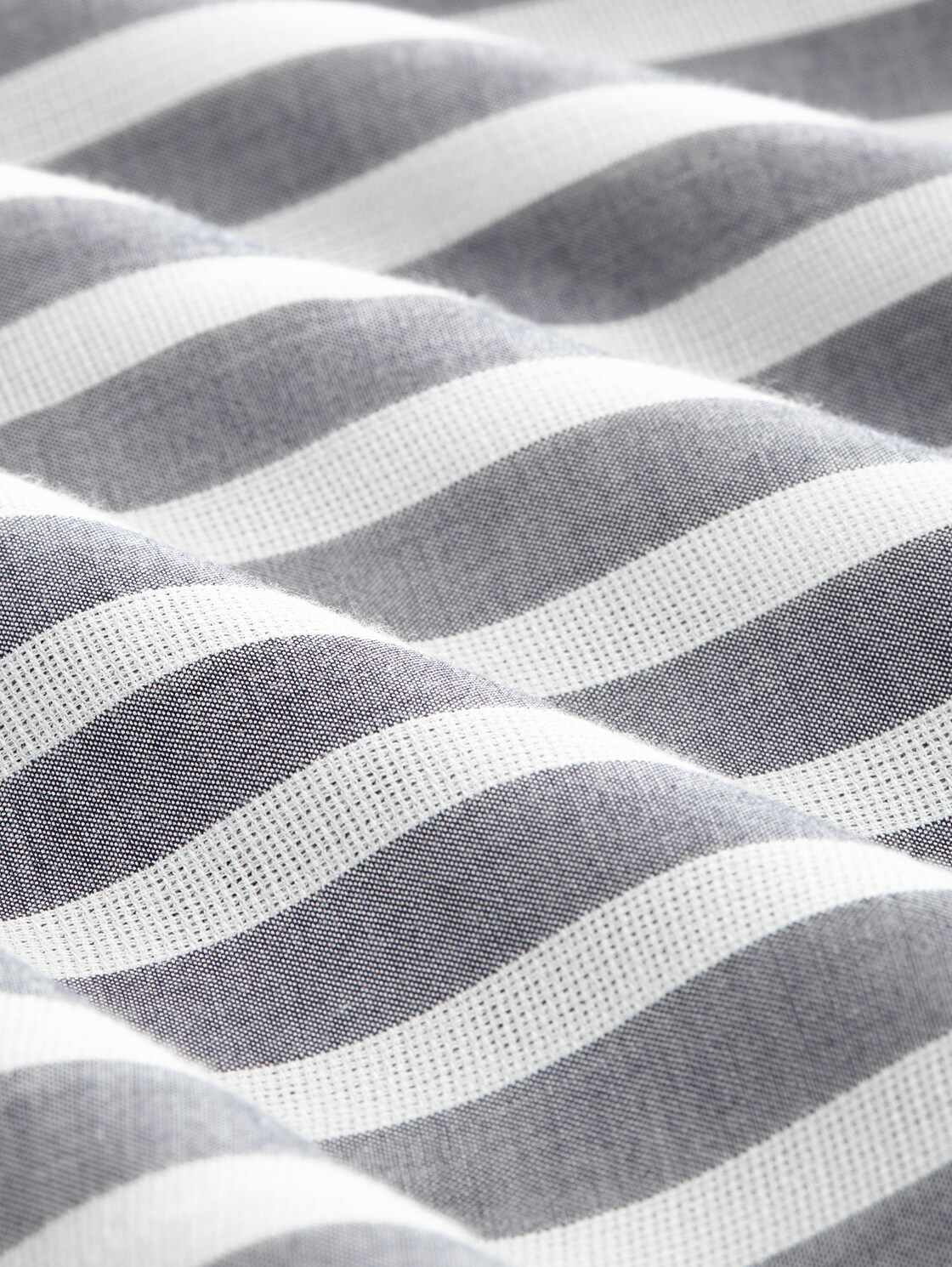 Gestreifte Bluse mit Taschen - offwhite navy vertical stripe - Material-Ansicht