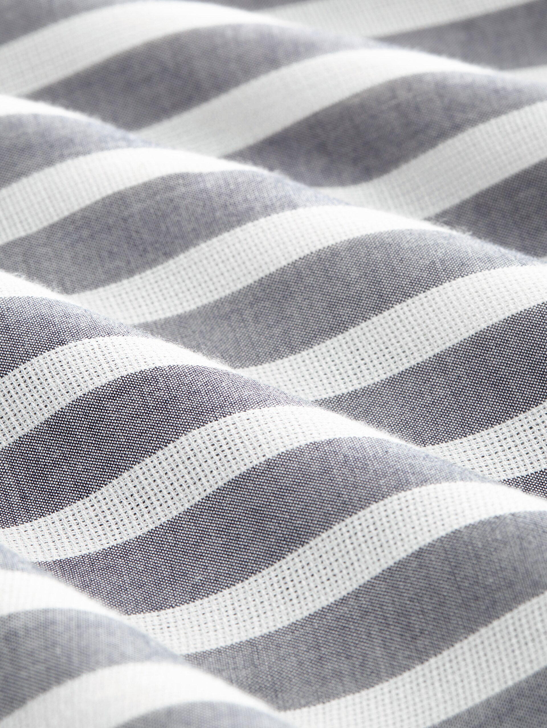 Gestreifte Bluse mit Taschen - offwhite navy vertical stripe - Material-Ansicht