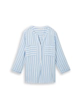 Nicht ausgewählt, Bluse mit Streifenmuster von , blau