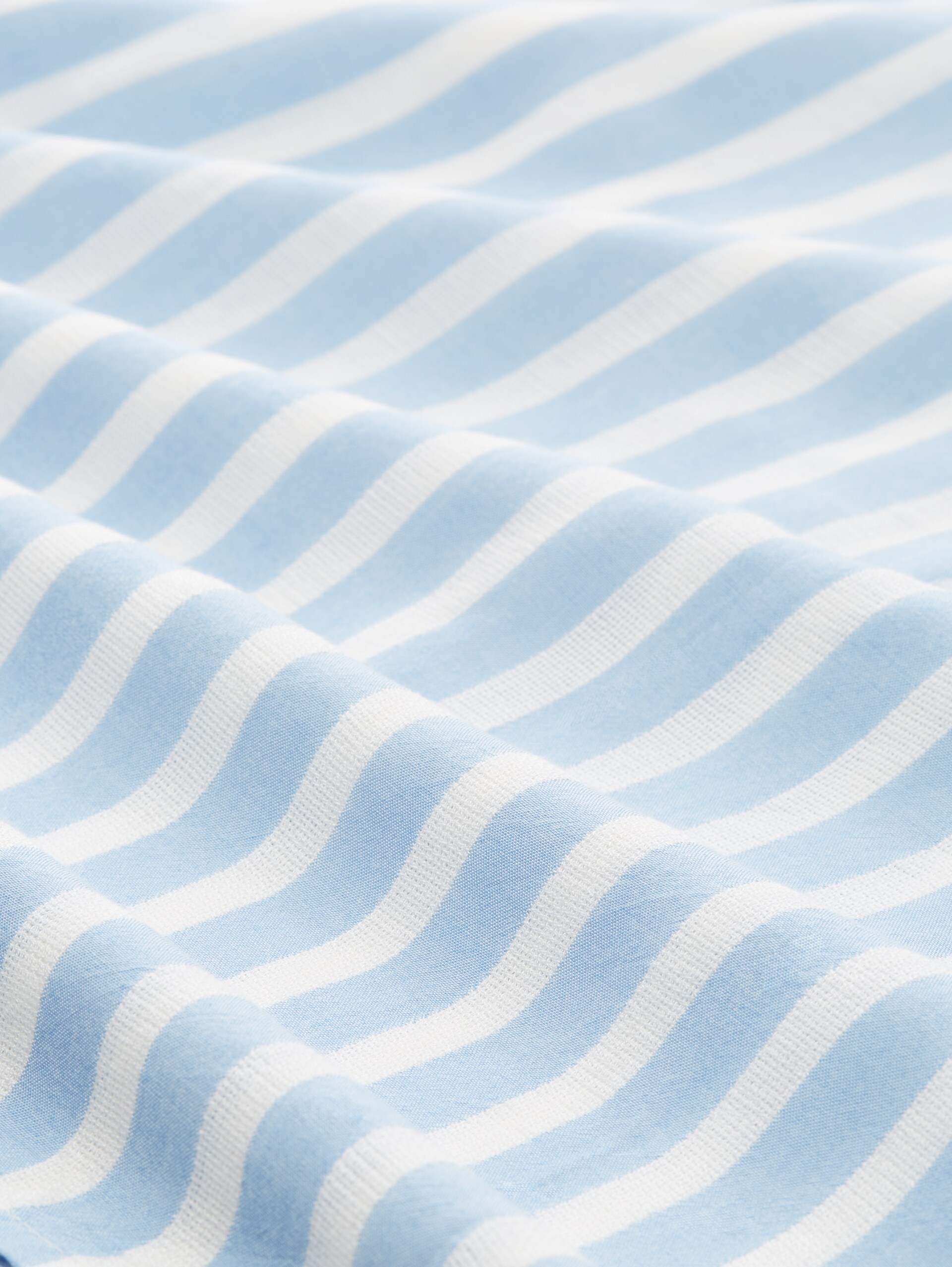 Bluse mit Streifenmuster - offwhite blue vertical stripe - Material-Ansicht