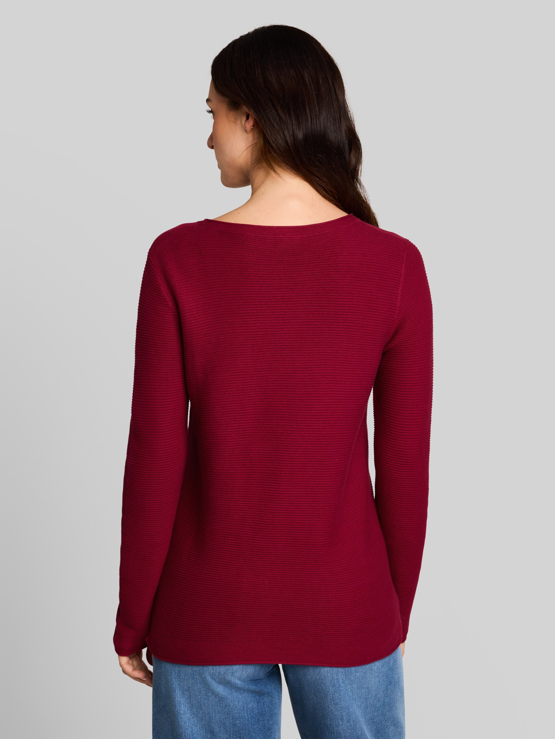 Strickpullover aus Baumwolle - Rumba Red