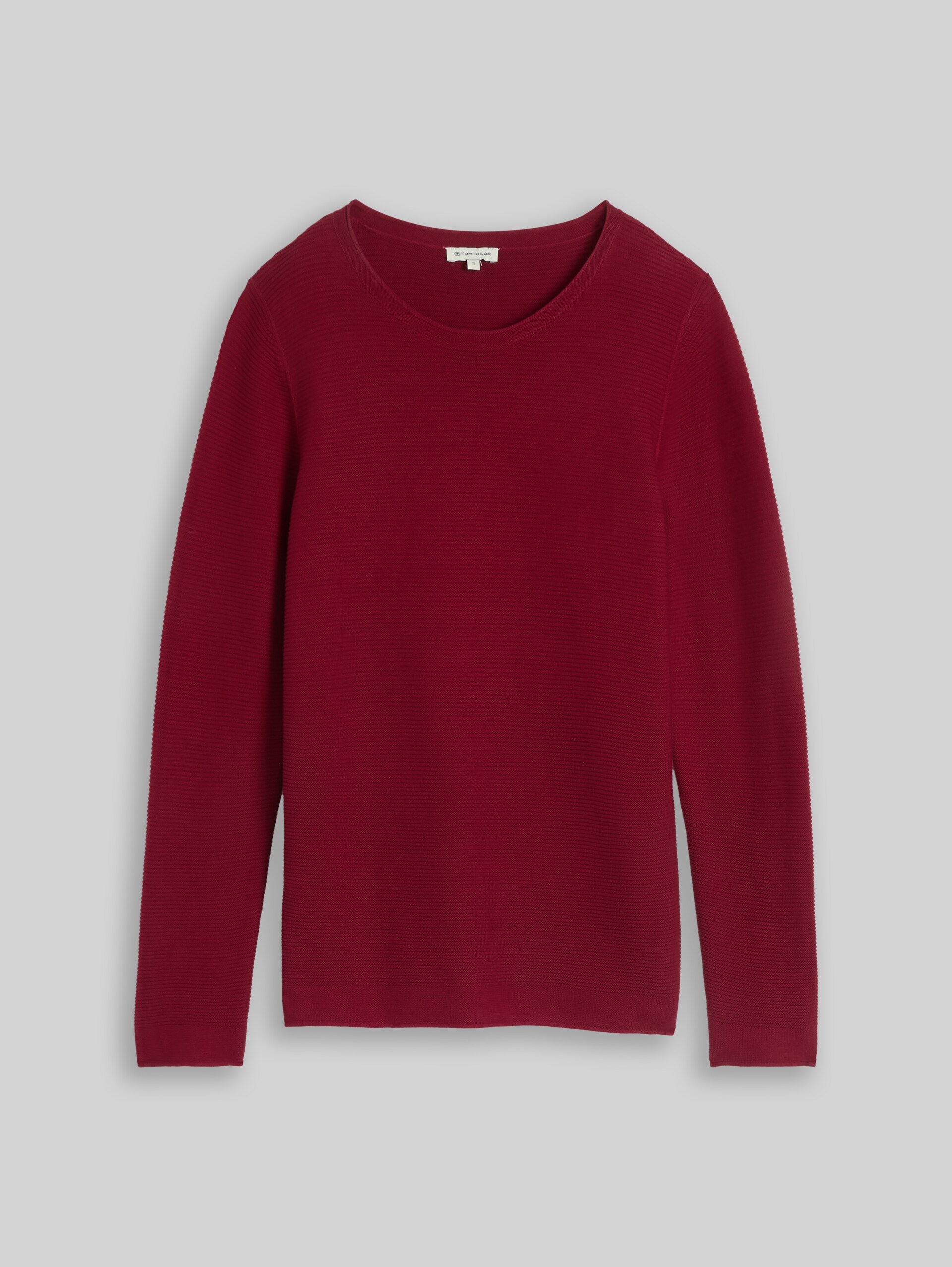 Strickpullover aus Baumwolle - Rumba Red