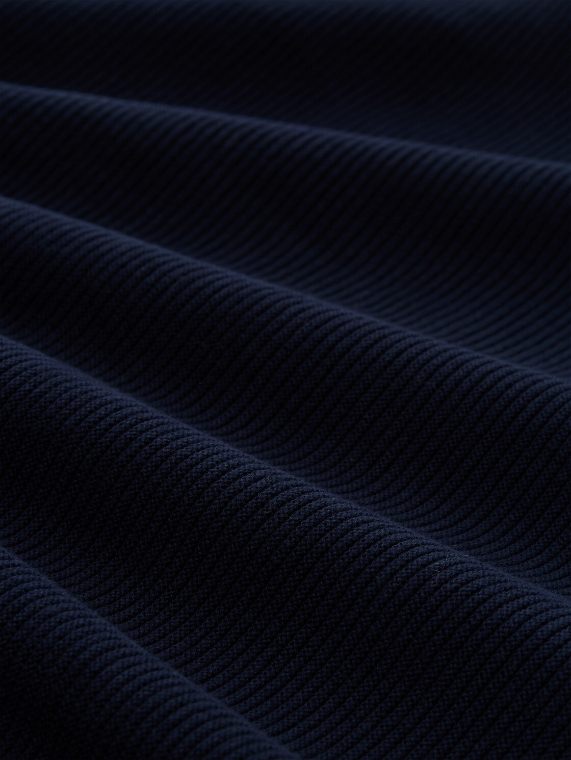 Strickpullover mit Rundhalsausschnitt - sky captain blue - Material-Ansicht