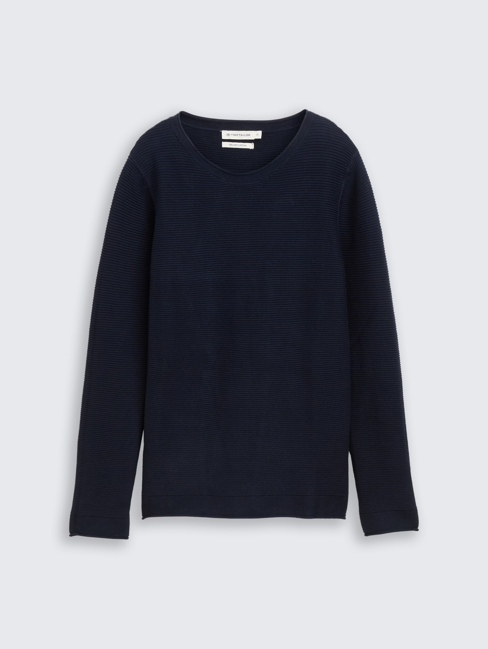 Strickpullover mit Rundhalsausschnitt - sky captain blue