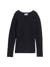 Sélectionné, Pull en maille de coton par Tom Tailor, bleu