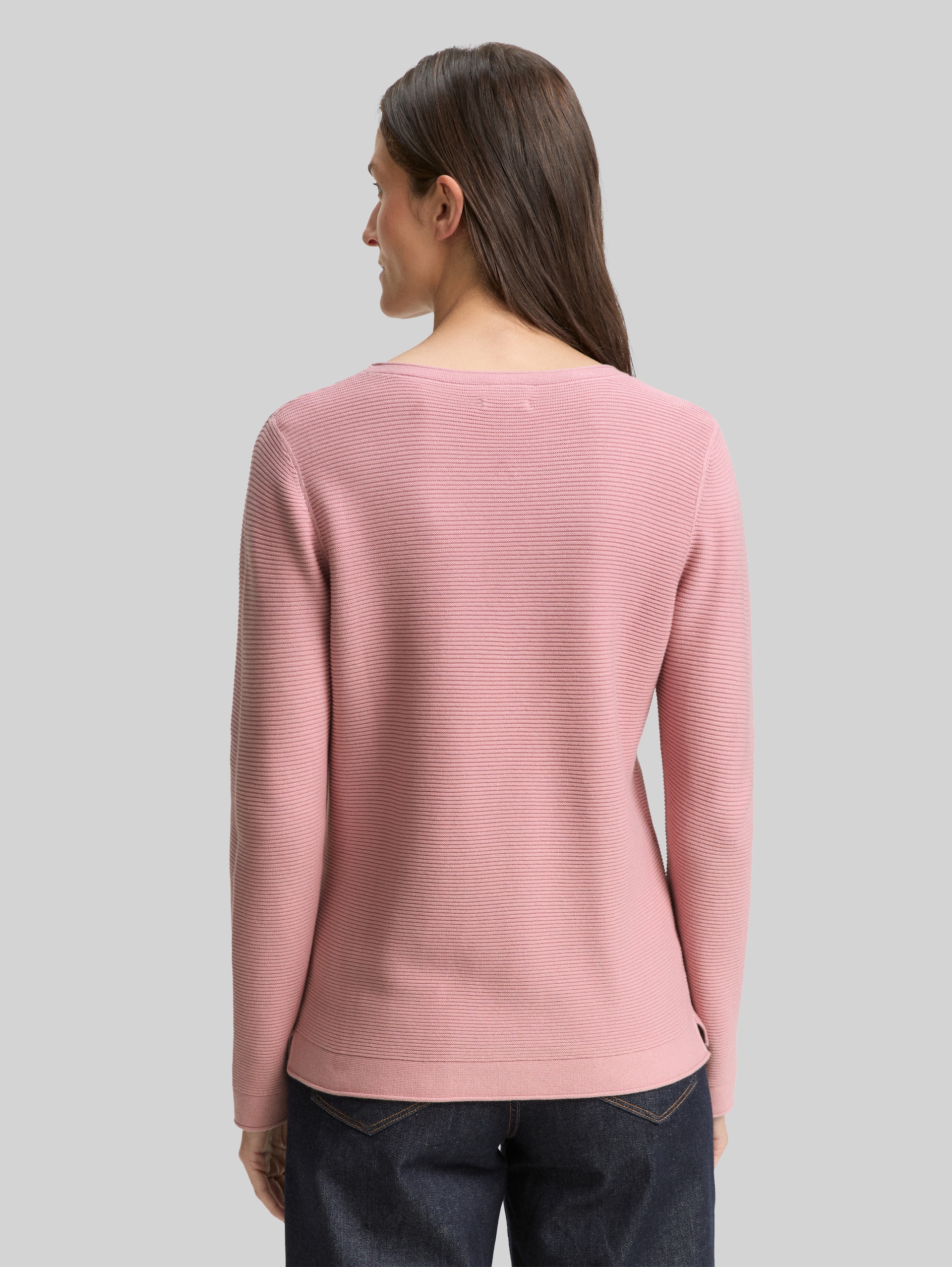 Strickpullover aus Baumwolle - Morning Pink