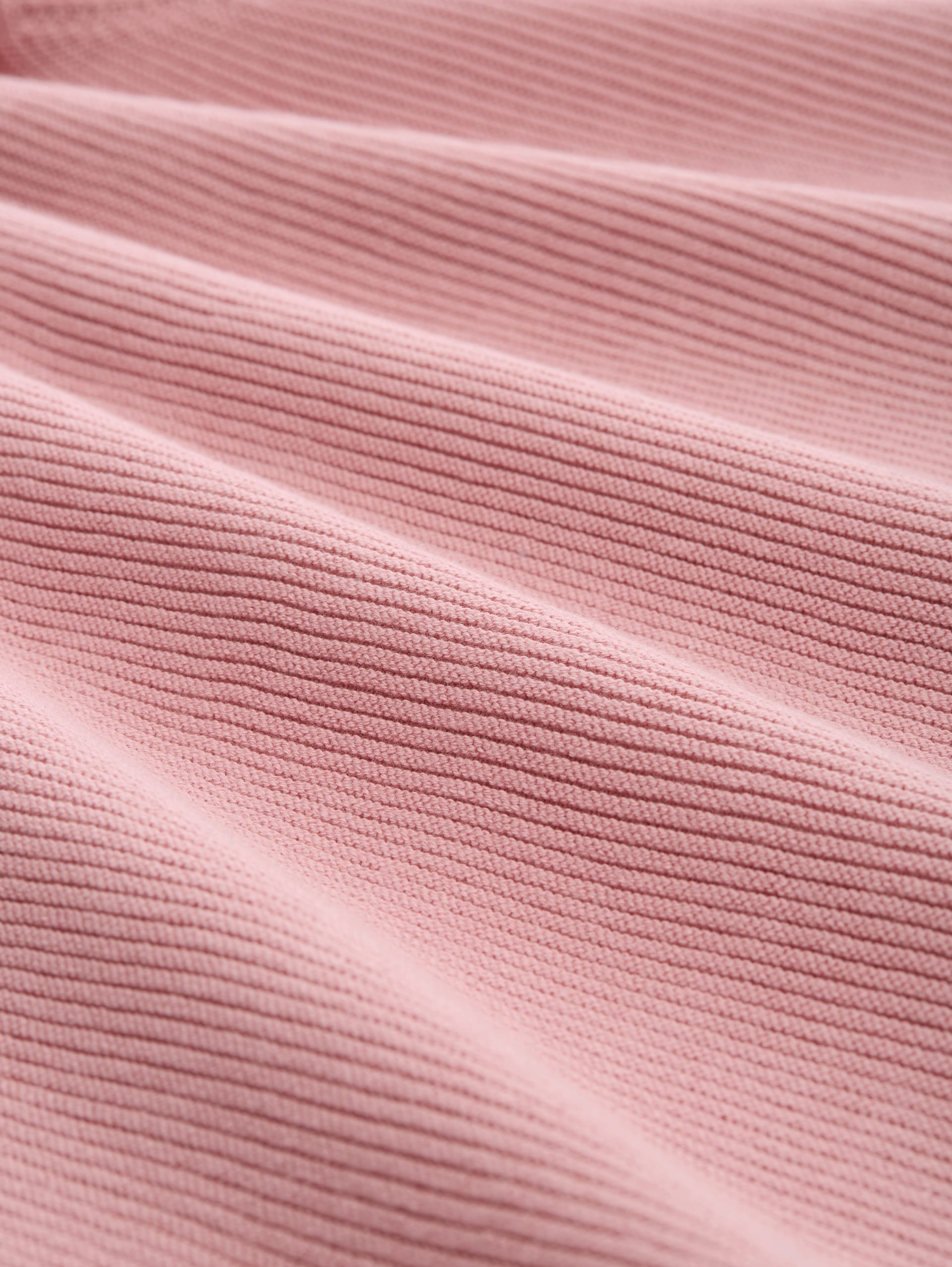 Strickpullover aus Baumwolle - Morning Pink - Material-Ansicht